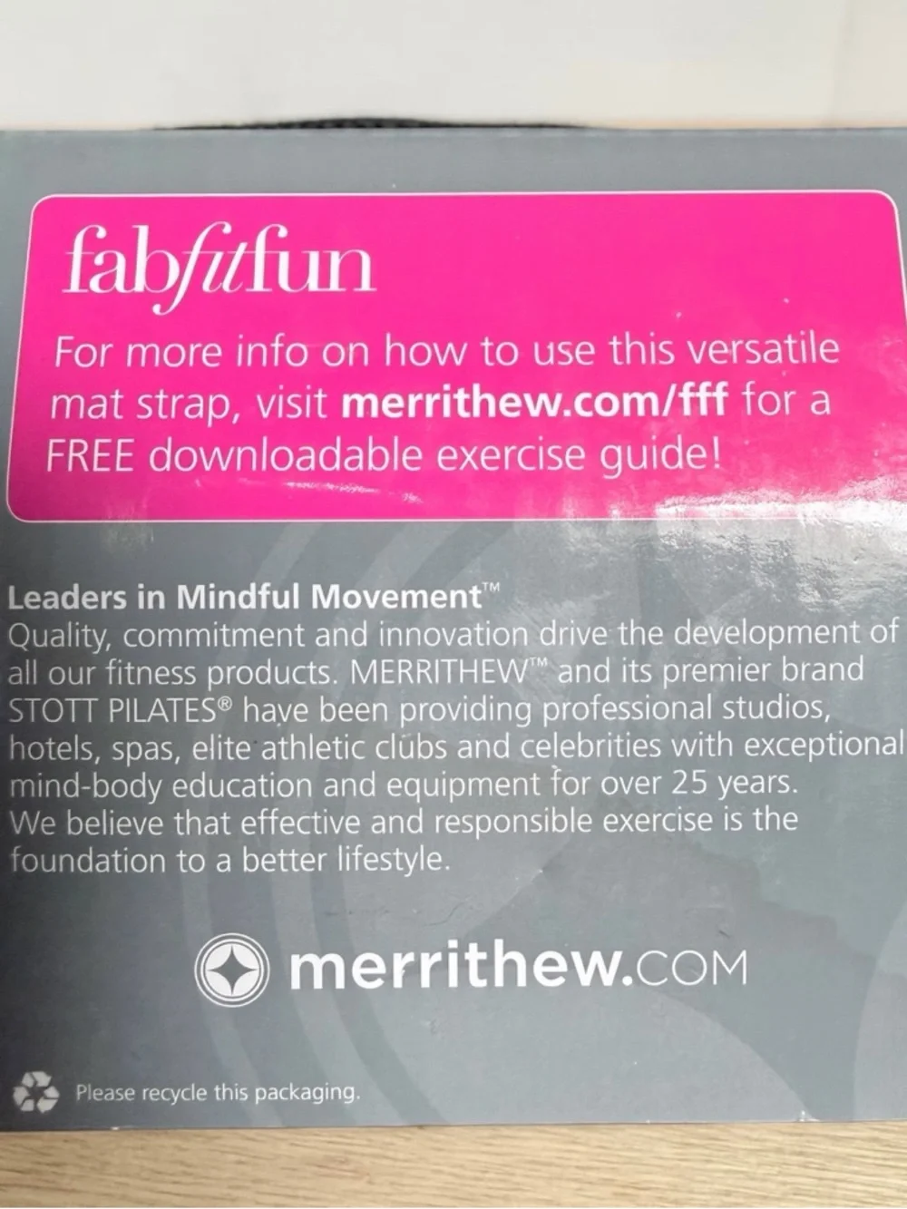 Merrithew Mat Strap Plus NIP - Picture 3 of 6